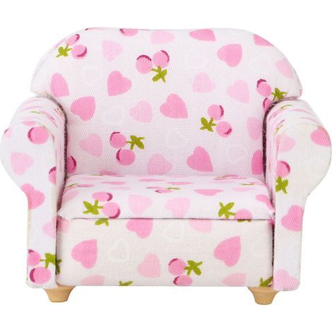 Maison de poupée 1:12 Canapé miniature Fauteuil Canapé simple Accessoires de bricolage pour poupées (1/5)