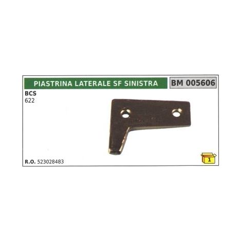 Piastrina dente doppio SF SINISTRA per motofalciatrice bcs 622