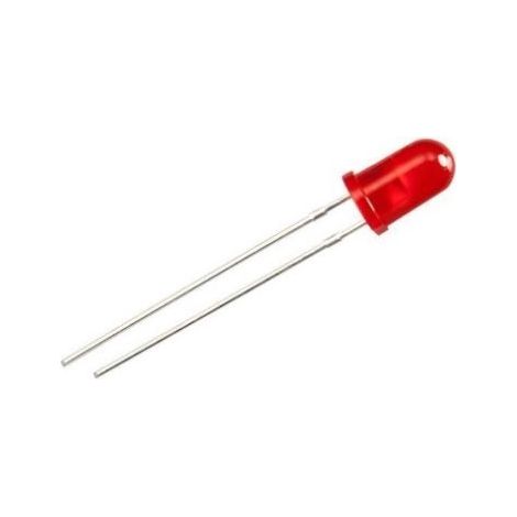 LED Rouge, Traversant, 5 mm, 1,6 2,4 V