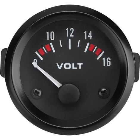 Voltmètre universel pour voiture 12 V, 52 mm/2 pouces, jauge de tension 8-16 V BX100007 (1/5)