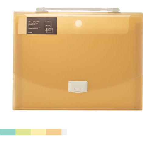 Dokumentenorganizer im Akkordeonstil mit erweiterbaren Dokumentenfächern für schnellen Zugriff und effiziente Aufbewahrung von A4-Papier. Multifunktional und langlebig.