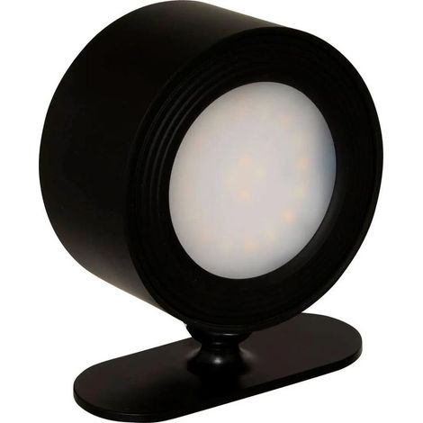 Applique murale rechargeable amovible LED 10cm noire (1/5)