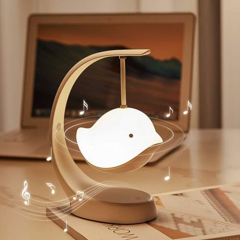 YMYNY Machine à sons pour bébé, machine à bruit blanc pour dormir bébé enfants adultes, veilleuse portable réglable à 5 couleurs, machine antibruit USB Bluetooth pour sucette, fonction de mémoire de b (1/2)