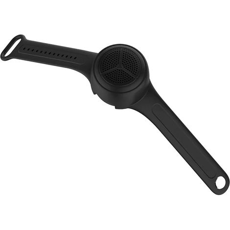 (Noir, avec bracelet de montre) Mini enceinte Bluetooth sans fil, volume élevé, diffusion portable (1/5)