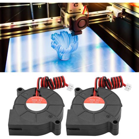 Zubehör für 3D-Drucker: 5015 24V DC 50 x 50 x 15 mm Turbinenlüfter für Ender-3 CR10 (2er-Pack) (1/5)
