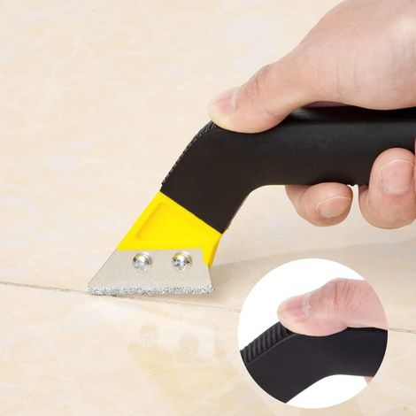 Raschietto per la pulizia delle fughe con 4 lame di ricambio e ugello piatto per porte e finestre del bagno - ALTRO (1/3)