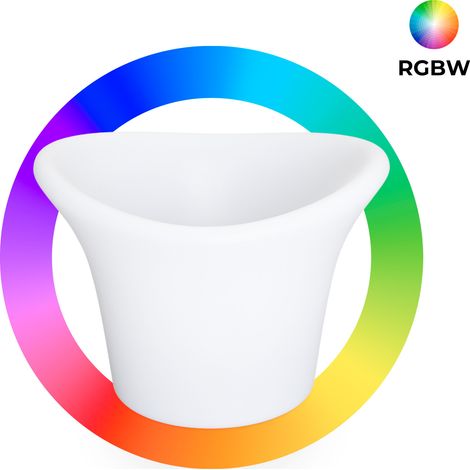 LED RGBW Leuchtender Eiskübel - 6W - Ø 38 cm - Wiederaufladbar (1/5)