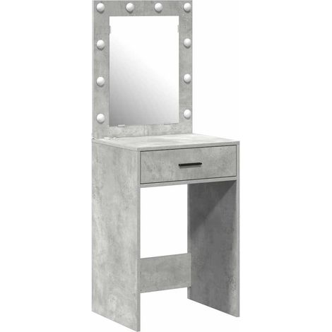 Maison Exclusive - Schminktisch Beton Grau 50 x 41 x 135 cm Holzw