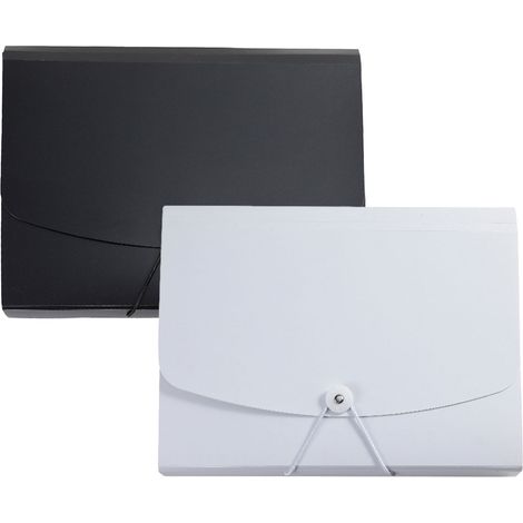 1 classeur accordéon, organiseur de dossiers mensuels en plastique, format A4, portable et extensible, pour reçus et documents (1/5)