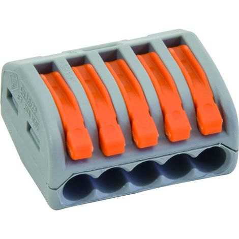 Lot de 4 bornes de connexion S222 - 5 entrées
