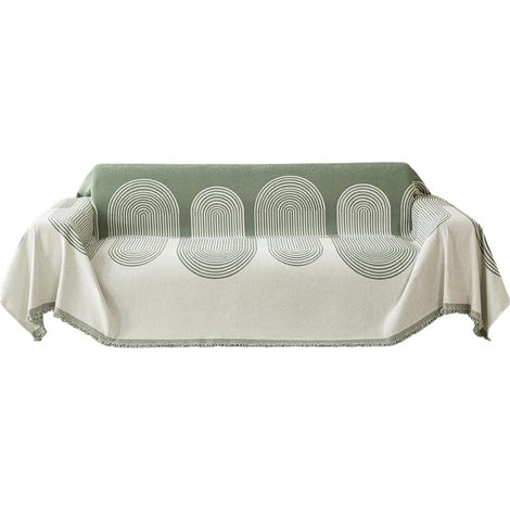 Housses de canapé, Tissu de canapé, Housses de Coussin, Chenille Revêtement de Canapé, Housse de Protection pour Meubles (Vert, 180 260 cm) (1/5)
