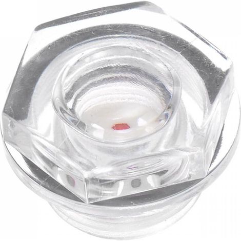 Air Compresseur Huile Niveau Jauge Vision Verre M18x1,5mm Mâle Fileté Organique Verre Liquide Indicateur Vision Fenêtre (1/5)