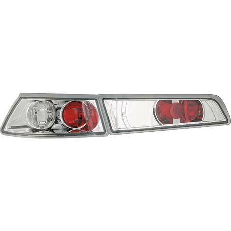Coppia fanali posteriori - compatibile per  Alfa Romeo 145 (7/94-1/01) - Cromo
