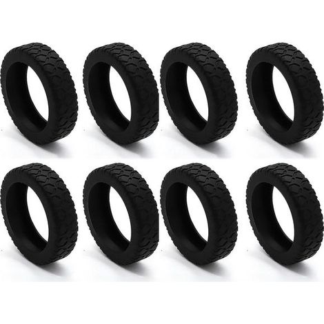 Housses de roues de valise en silicone résistant à l'usure pour les voyages (1/5)