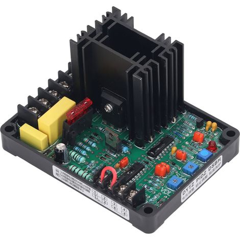 Automatischer Spannungsregler für bürstenlose Generatoren, Unterfrequenzschutz, Sanftanlauf (AVR 180-276 V AC). (1/5)