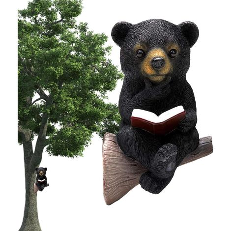 Figurines d'ours Décoration d'intérieur,Lecture d'ours à (1/5)