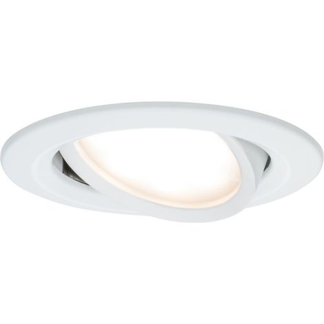 Paulmann 93448 Nova Spot encastrable LED LED 6 W blanc mat (1/5)