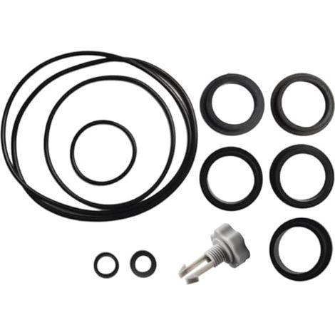 Kit de remplacement complet de joints toriques et de soupape de purge d'air pour pompe à filtre à sable Intex, comprenant les pièces 10460, 11228, 11412, 11379, 11385, 11457, 11824 et 11232. (1/5)