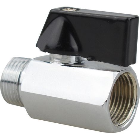 Robinet à boisseau sphérique à noyau de cuivre, robinet de chauffe-eau domestique interrupteur à gaz épaissi (1/4) (1/5)