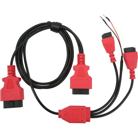 BUNTHAUS Cble de Diagnostic 12 broches 8 broches, Transmission Stable, connecteur de cble de Diagnostic OBD2 pour FCA tous les véhicules (1/5)