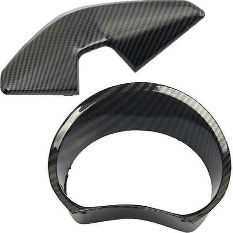 Masque avant en fibre de carbone pour moto Yamaha NMAX155 125 150 (2016-2019) - Référence : Inst-SFYGV (1/5)