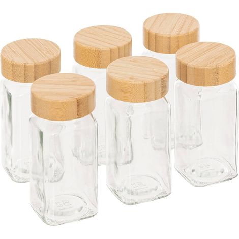 Barattoli di vetro per spezie, 6 pezzi, 120 ml (1/5)