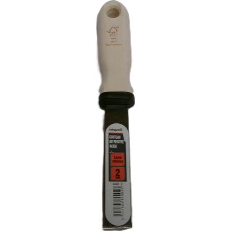Couteau de peintre en ÉCO 2 cm manche bois FSC - NESPOLI - 4840 2