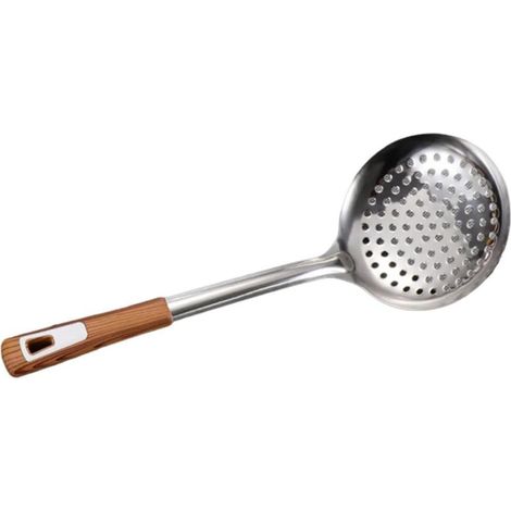 ergonomischer und dickwandiger Edelstahl-Schaumfilter zum Sieben (1/5)