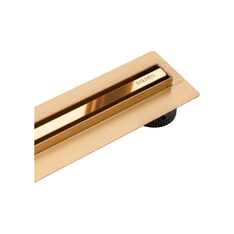 Desagüe lineal Slim&Low ProLine Mirror Gold de 80 cm, color oro espejo. (1/5)