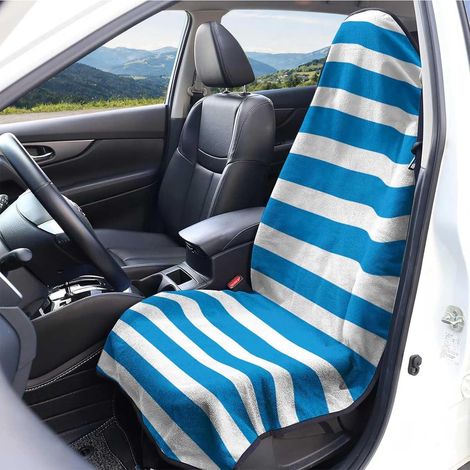 Universal Car Seat Cover in Terry Cloth, Front Seat Covers, Microfiber Car Seat Protector for Most Cars and Vans - 1 Piece (1/5)