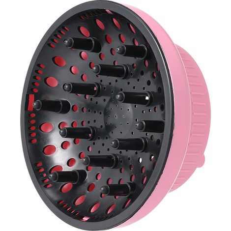 Difusor ajustable para secador de pelo, accesorio de peinado para cabello rizado u ondulado, compatible con la mayoría de los secadores de pelo.