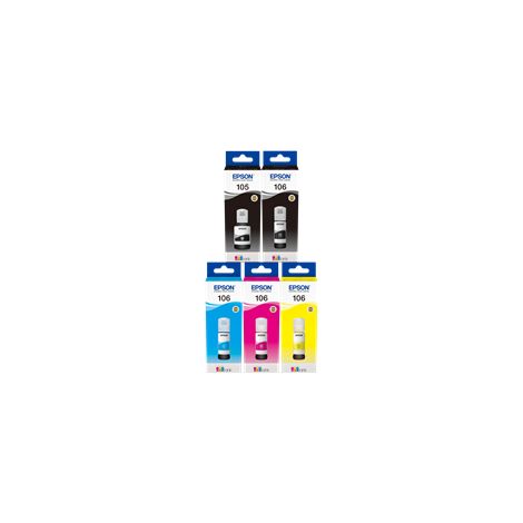 Epson 105/106 Multipack negro / Negro (foto) / cian / magenta / amarillo