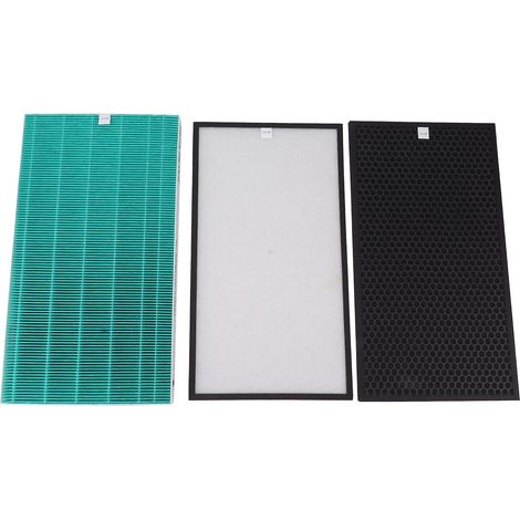 1 jeu de filtres de remplacement pour purificateur d'air, filtre à particules haute efficacité pour éliminer les odeurs PM2.5, pour AP3008FH (1/4)