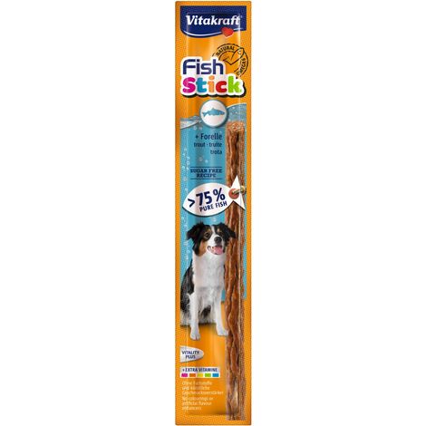 Vitakraft Fish Stick Original Truite - Friandise pour chiens - 50 x 12g