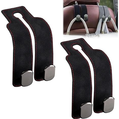 Set mit 2 Kopfstützenhaken zur Aufbewahrung von Handtaschen und anderen Taschen im Auto, 2-in-1-Kopfstützenhaken für die Rückenlehne des Autos (1/5)