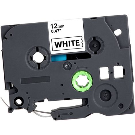 2pcs Ruban Étiqueteuse Brother TZE231 12mm, Papier Autocollant Blanc Texte Noir, Impression Étiquettes Adhésives Compatible (Chili Exclusif, Sans Échantillon, Traitement Uniquement) (1/5)