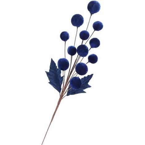 Boule De Décoration De Noël - Avec Branches Ornamentales - Sac En Velours - Pour Arbre De Noël Jardin Intérieur Fête - 1 Pièce