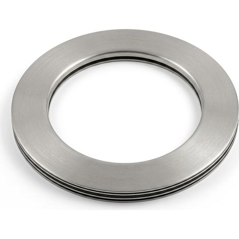 MAKA Rosone Circolare Passante per Canna Fumaria in Acciaio Inox, Copriforo a Parete per Tubo Stufa Ø 180 mm (1/5)
