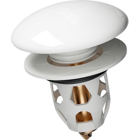JSSEVN - Tapón de desagüe para fregadero, tapón para lavabo de baño (1/5)