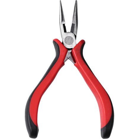 Outils artisanaux autour de l'anneau de fer Accessoires de quincaillerie Pinces à bec rond Jeu de pinces à bec effilé pour couper le fil. (1/3)