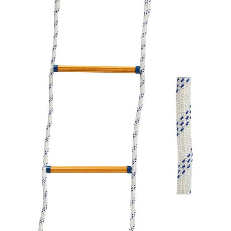 Échelle de secours d'urgence, matériaux durables, haute capacité de charge, BLANC (1/2)