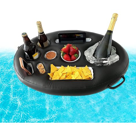 Becherhalter Pool PVC Aufblasbares Tablett Wasserversorgung Aufblasbarer Getränkebecherhalter für die Sommer-Poolparty (1/5)