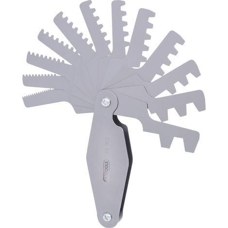 KS Tools 300.0622 Contafiletti Trapezoidale in Acciaio, 2-12 mm (1/3)