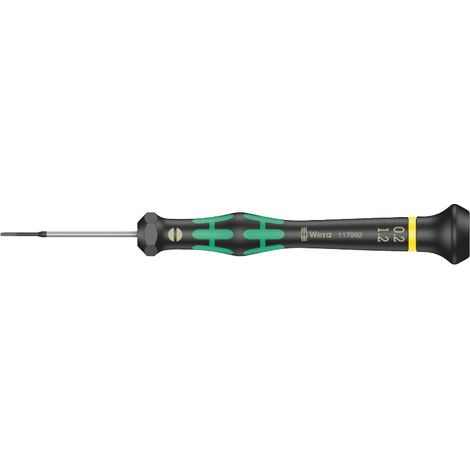 Wera 2035 Elektronik- u. Feinmechanik Schlitz-Schraubendreher Klingenbreite: 1.2 mm Klingenlänge: 40