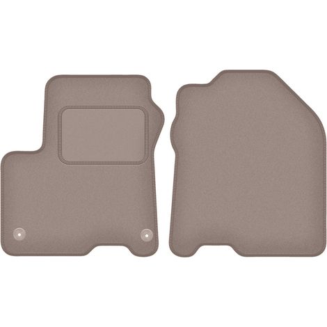 Alfombrillas delanteras para Hyundai Kona EV / Electric crossover (2017-) beige (1/5)