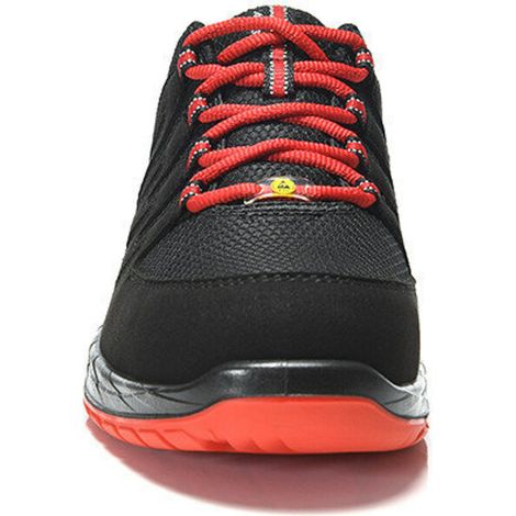 ELTEN Sicherheitshalbschuh 729561 MADDOX black-red Low ESD S3, Gr. 46