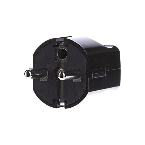Bachmann Schutzkontaktstecker enchufe eléctrico negro 230V