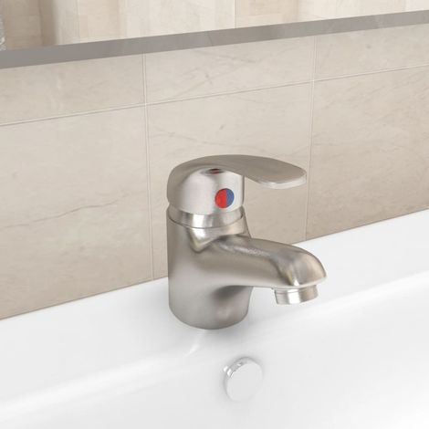 Mitigeur de lavabo,Robinet de Lavabo/Salle de bain Argenté 13x10 cm -GB25608 (1/5)