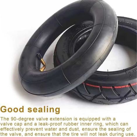 Valve Pneu Voiture, 6 Pièces PVR70 Valve Tubeless, Valve Tubeless VTT, Valve Coudée Moto, pour Voitures Vélos Motos Scooters (1/4)