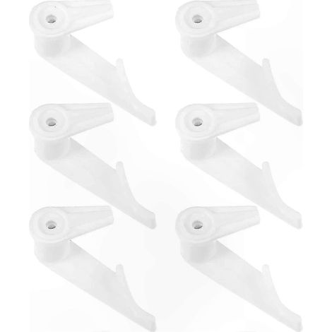 Weiße Montagehalterung für Deckenleuchten und Lampenschirme, stabile Klemmen für LED-Leuchten, 20er-Packung (1/5)